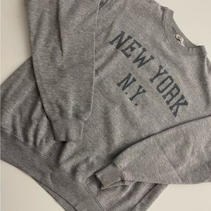brandy melville / john galt new york crewneck sweater